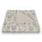 Mod Gray Florals 50" x 60" Coral Fleece Blanket